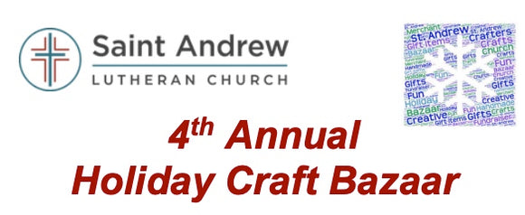 EVENT:  Join Us for The 4th Annual Holiday Craft Bazaar!!!