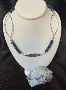 Kyanite and Sterling Silver Necklace