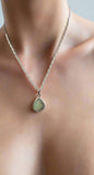 Opal Pendant Necklace with Sterling Silver Chain – Adjustable 19", 20", or 22"