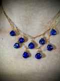 High-Quality Lapis Lazuli Necklace with Gold-Filled Chain – Adjustable 15" to 18"