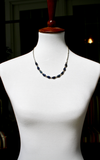21" Oval Sodalite Bead & Labradorite Necklace