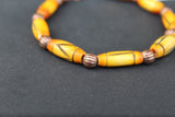 8" Camel Bone and Cooper Bracelet