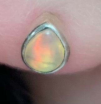 Opal stud Earrings