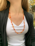 Red Botswana Agate Necklace