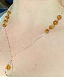 Buff Citrine Necklace