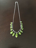 19” Peridot Nugget Cluster Necklace