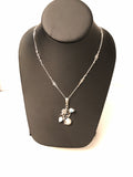 19” Larimar and Pearl Necklace