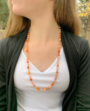 Red Botswana Agate Necklace