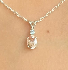 Pretty in pink morganite necklace