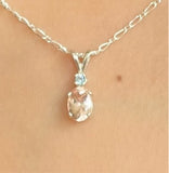 Pretty in pink morganite necklace