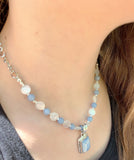 Angelite & Moonstone Necklace