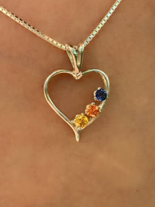 I Love the Colors of Sapphire Necklace