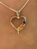 I Love the Colors of Sapphire Necklace